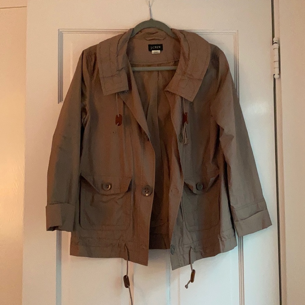 J. Crew Gray Light-Weight Jacket 2